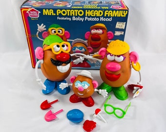 Build A Mr Potato and Mrs Potato  Head and Accessories Dress Up Paper Doll