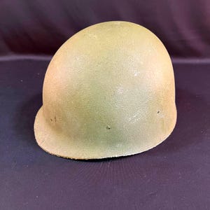Vintage Green Military Helmet, Rustic Military Helmet See all Photo&#39;s, No Markings on Helmet