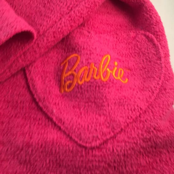 Child's Barbie Cloth Jacket, Size Medium 10/12, M… - image 2