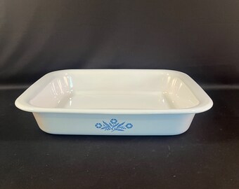 EXTRA LARGE Cornflower Casserole by Corning Ware A-21 - 12-1/4" X 10-1/4" X 2-1/4"