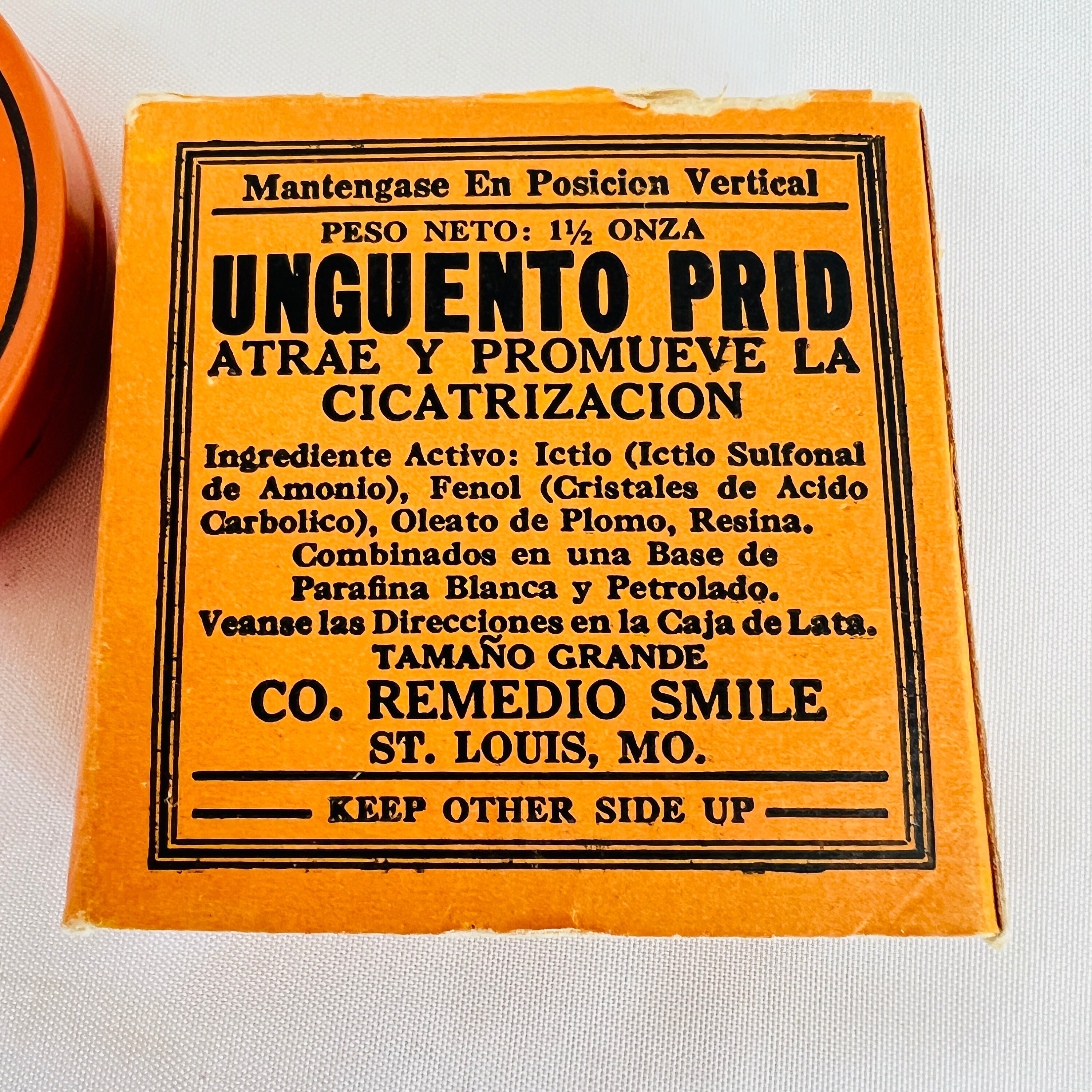 Vintage Smiles PRID Salve Tin Walker Pharmaceutical Original