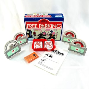 1988 Free Parking by Parker Brothers, Game is in Great Used Condition, Parker Brothers Feed The Meter Game, Game is Complete