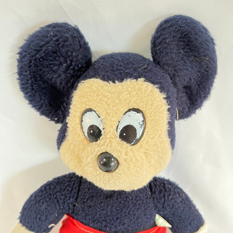Vintage Knickerbocker Walt Disney Mickey Mouse Stuffed Animal/Doll, Very Rustic Old Mickey Mouse, Great Collectors Item, Not Sure of Age bild 2