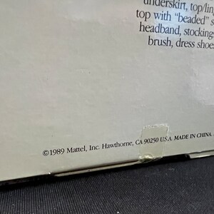 New Vintage 1989 Wedding Fantasy Barbie in Original Box, Good Condition, Collectible Barbie Doll