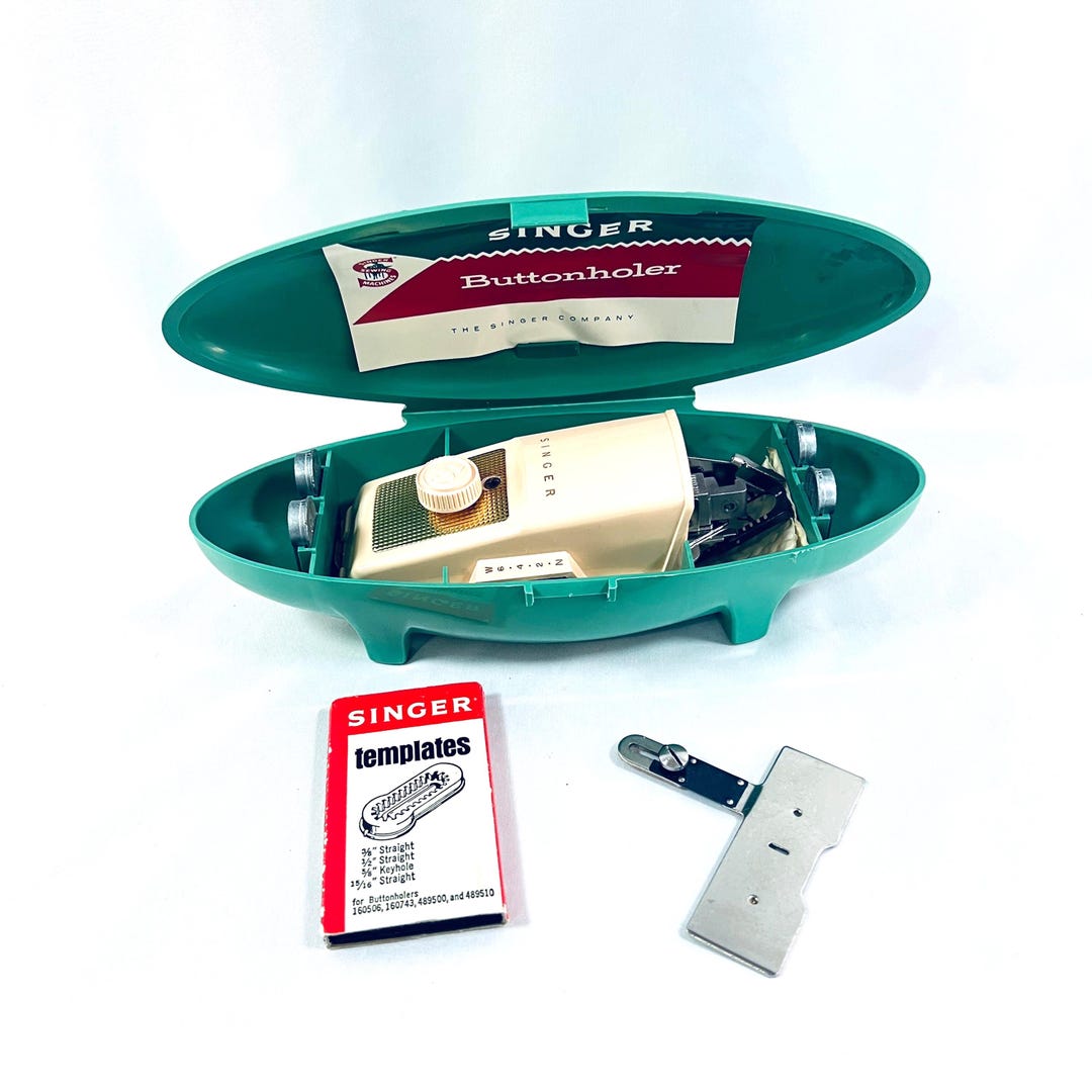 1960's Singer Buttonholer Complete With Instruction Pamphlet in ...