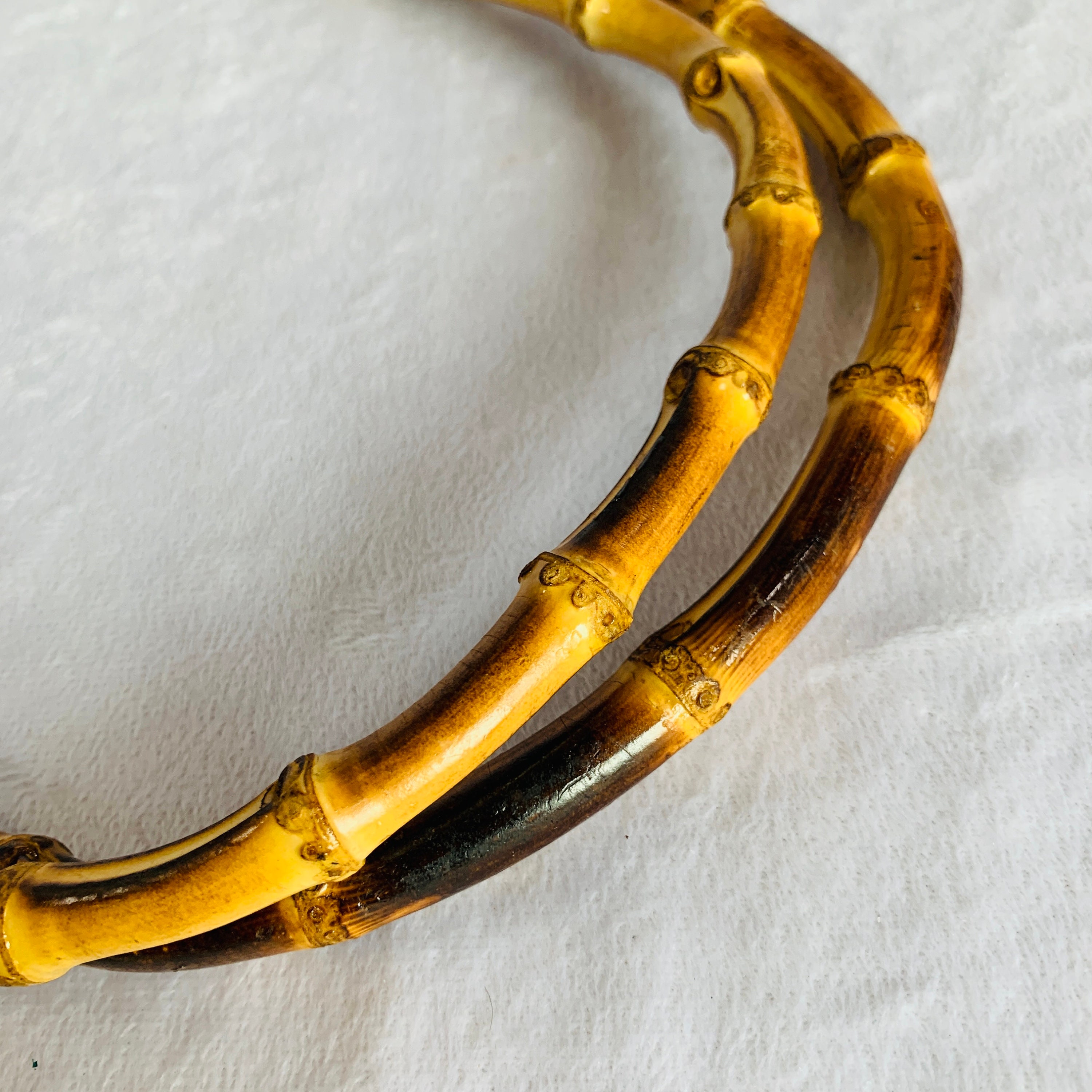 Set of 2 Bamboo Handles Retro Bamboo Handles for Do It Etsy UK