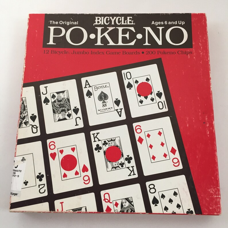 Bicycle 12 Board Pokeno Game with 200 Chips and Po-Ke-No Cards