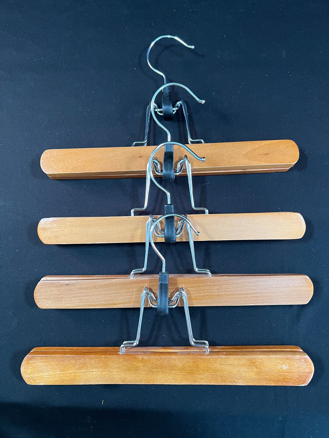 Set of 4 Skirt/pant Hangers Retro Trouser Hangers Vintage Etsy