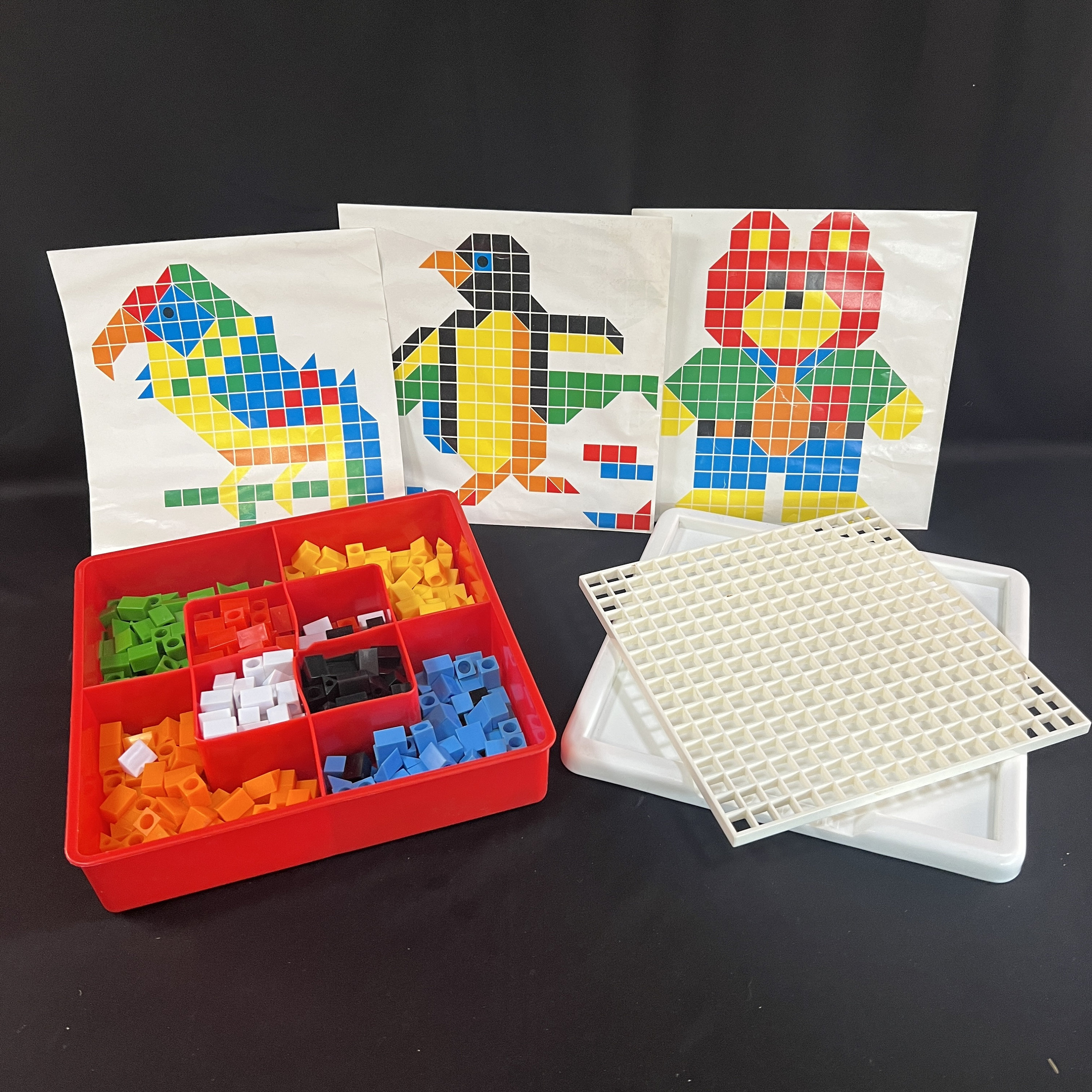 1991 Puzzle Art, Complete With 6 Pictures and Multiple Colors and Shapes to  Create Each Piece of Art, Great Set for Hours of Fun, by Botoy 