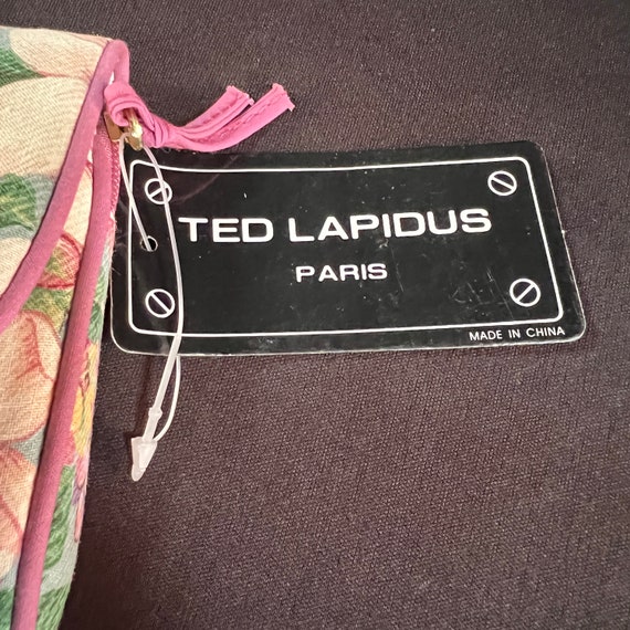 New/Vintage Ted Lapidus Paris Clutch/Wallet/Makeu… - image 5