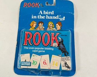 Vintage 1988 Rook Card Game, Complete, Another Family Card Game by Parker Brothers, The Ever Popular Bidding Card Game