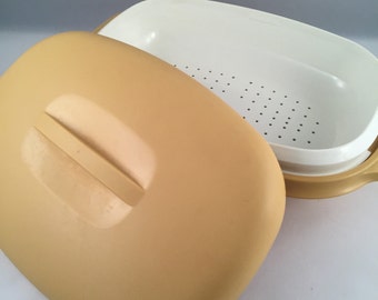 Tupperware Harvest Gold Vegetable Steamer