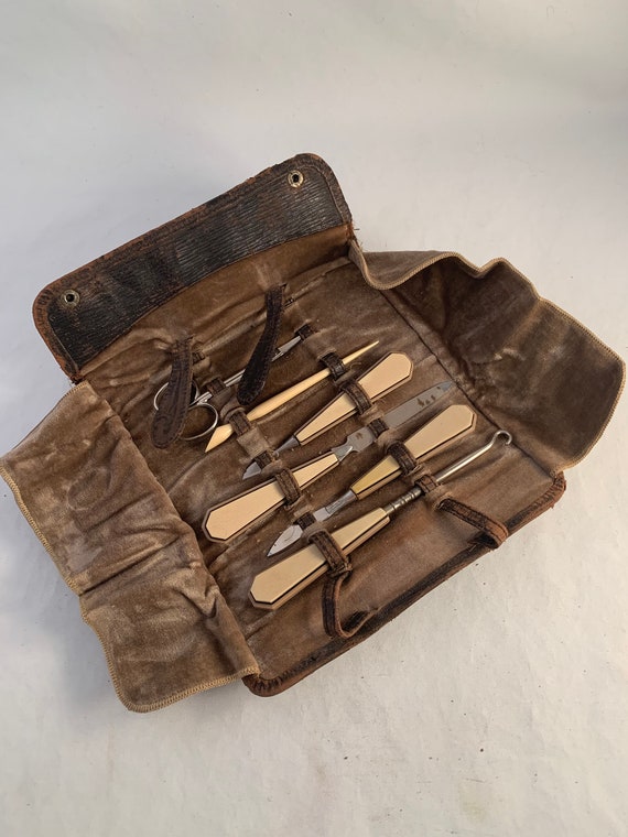 Vintage Antique Manicure Set Gem