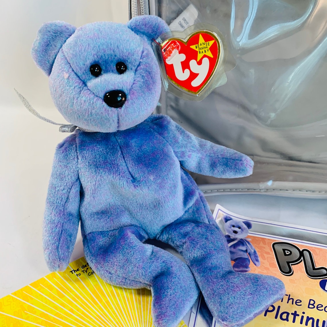 1999 Clubby II Ty Beanie Baby Platinum Membership Edition Etsy Italia