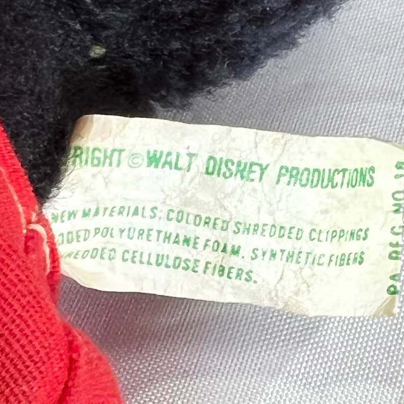 Vintage Knickerbocker Walt Disney Mickey Mouse Stuffed Animal/Doll, Very Rustic Old Mickey Mouse, Great Collectors Item, Not Sure of Age bild 6