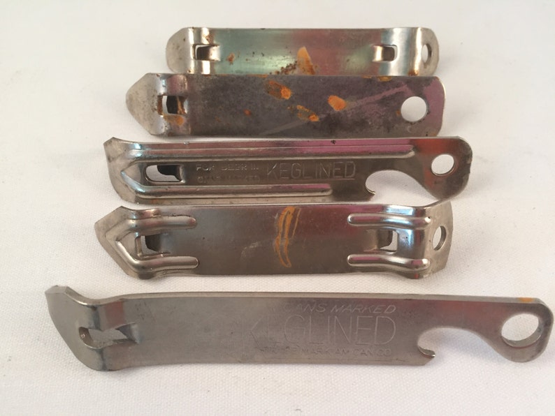 Lot of 5 Retro Bottle Openers Made in USA