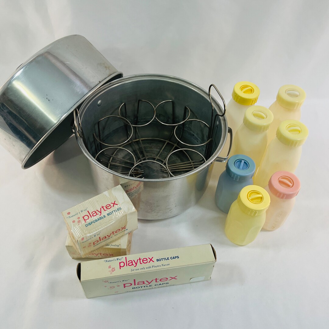 Vintage Baby Bottle Sterilizer Set Complete With Bottles in Etsy