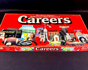 Vintage 1979 Career Game, Complete, Hours of Fun, Retro Game, Vintage Board Game, Family Fun Night, Fast Action Word Game