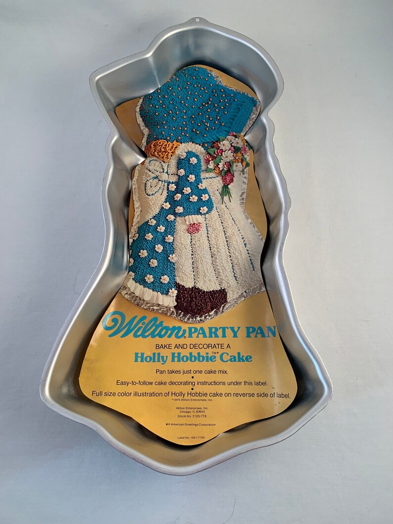 Doll Cake Pan Theme Party NewVintage 1975 Wilton Holly Hobbie Cake pan Vintage Wilton Cake Pan