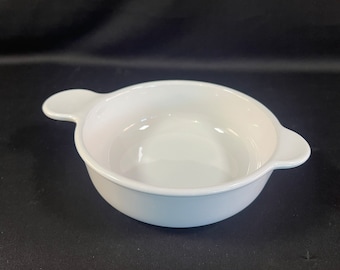 Rare Large Corning Ware White Double Handle Grab It 750 ML, (P-240-B) Unique Corning Ware Casserole Dish, Vintage Corning.