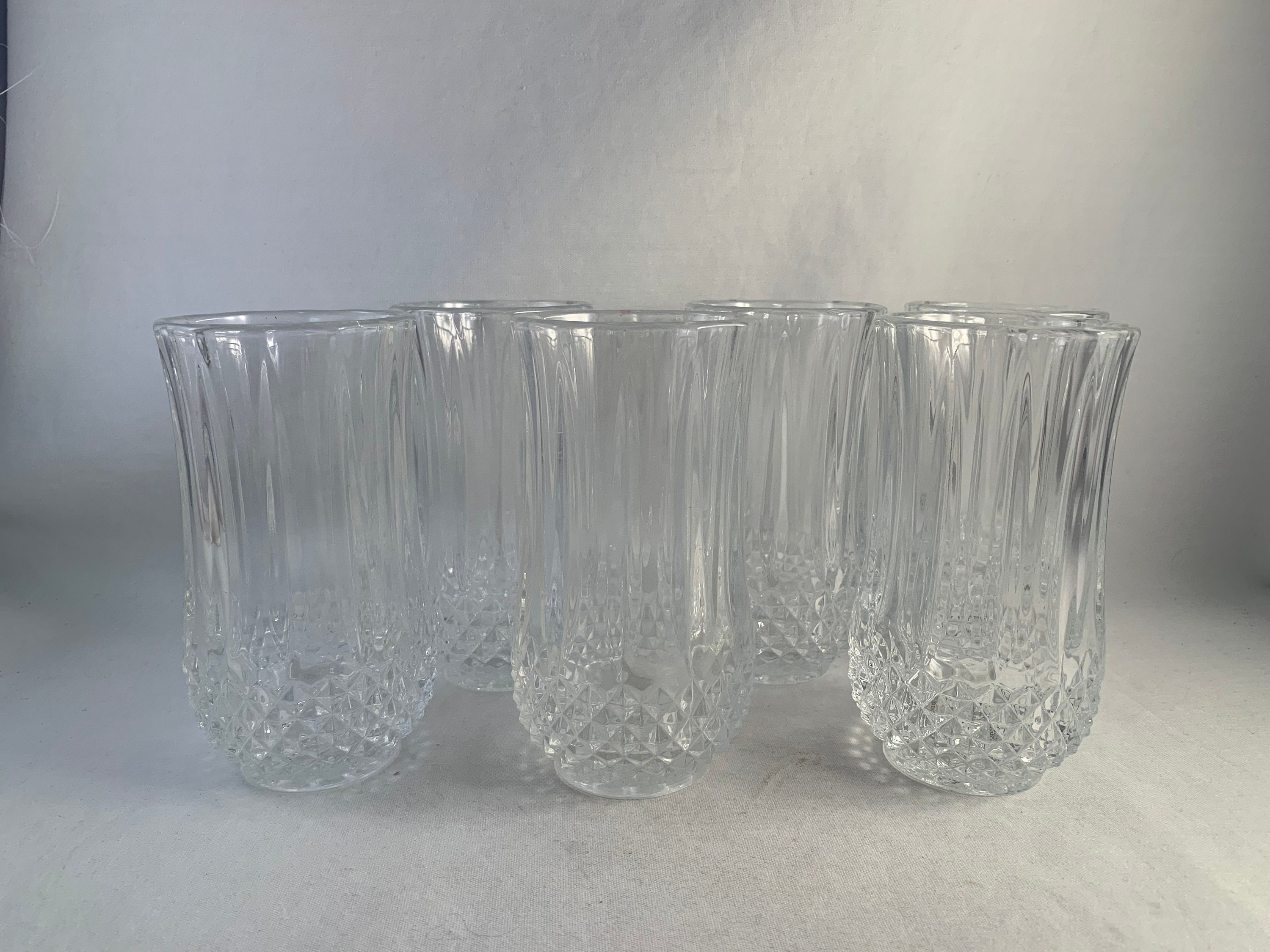 New Set of 6 Fine Crystal Highball Glasses With Heavy Base in Etsy