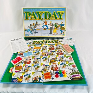 Vintage 1999 Pay Day Board Game, Where Does All The Money Go, Hours of Fun, Retro Game, Complete in Good Used Condition, See all Photo&#39;s.