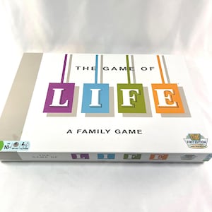 First Edition 1960 Classic Reproduction of The Game of Life Original Board Game, The Game is Complete, Hours of Fun, In Good Condition