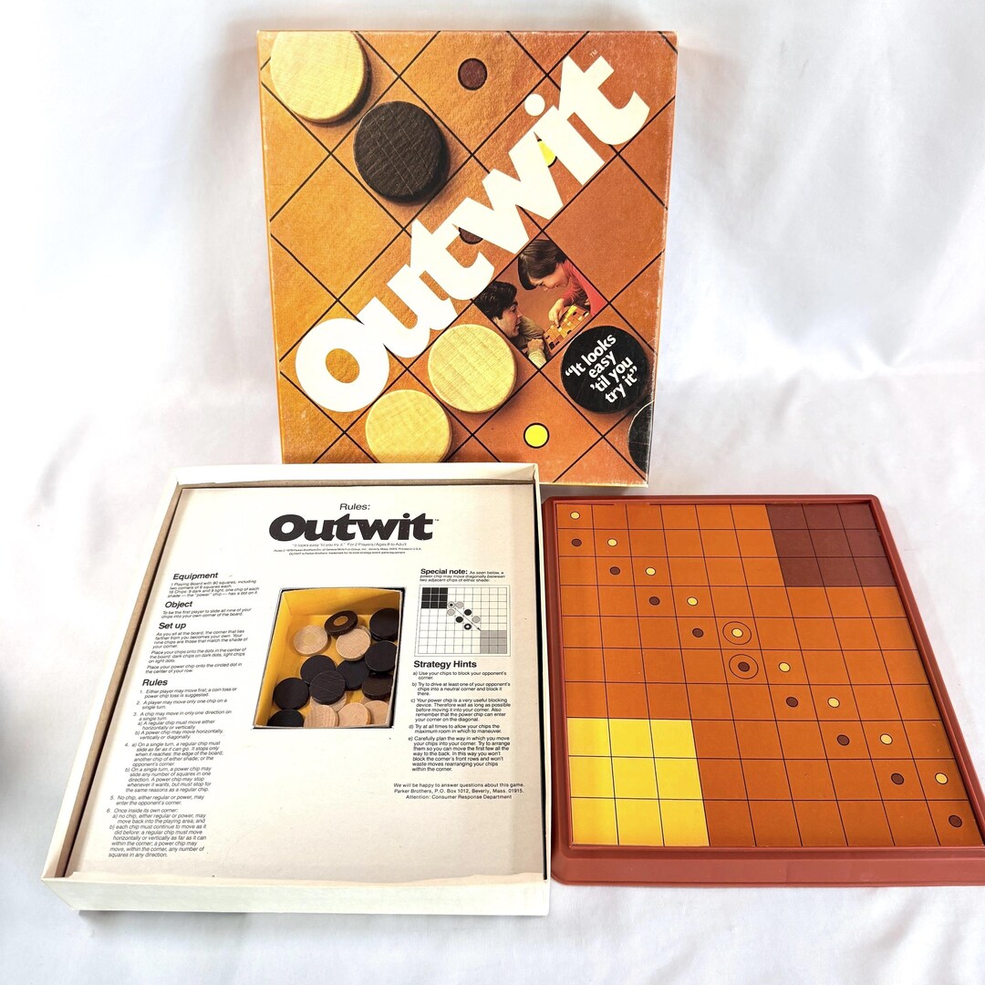 Vintage 1979 Outwit Game by Parker Brothers, 