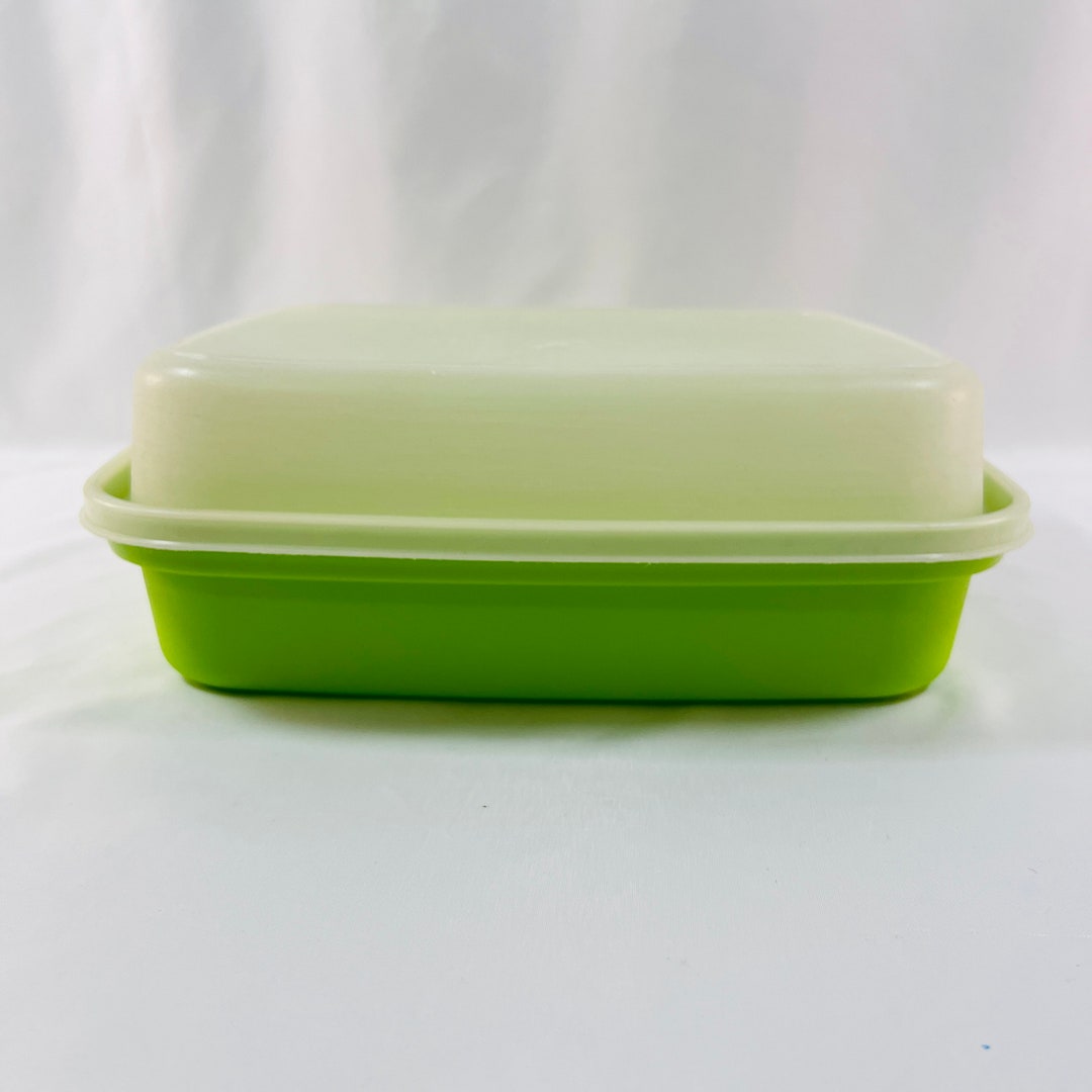 Tupperware Large Meat Marinade Lime Green Tupperware Meat Etsy