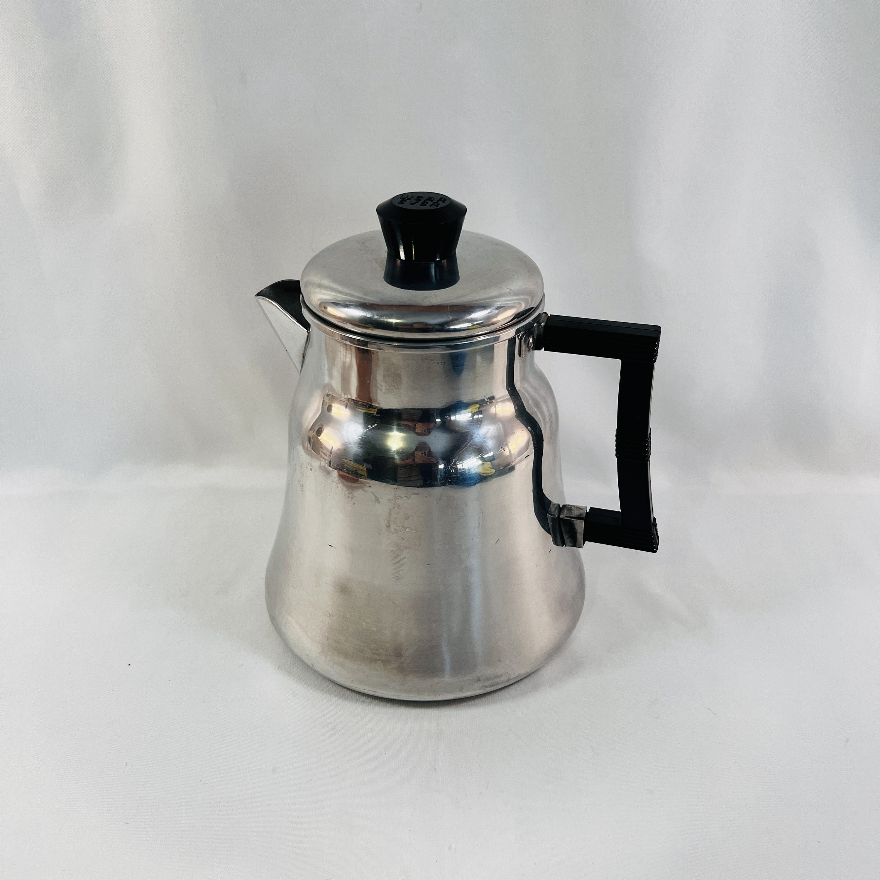 Vintage Wear-ever 3046 Aluminum Coffee Pot 6 Cup Pot Drip Percolator Camping