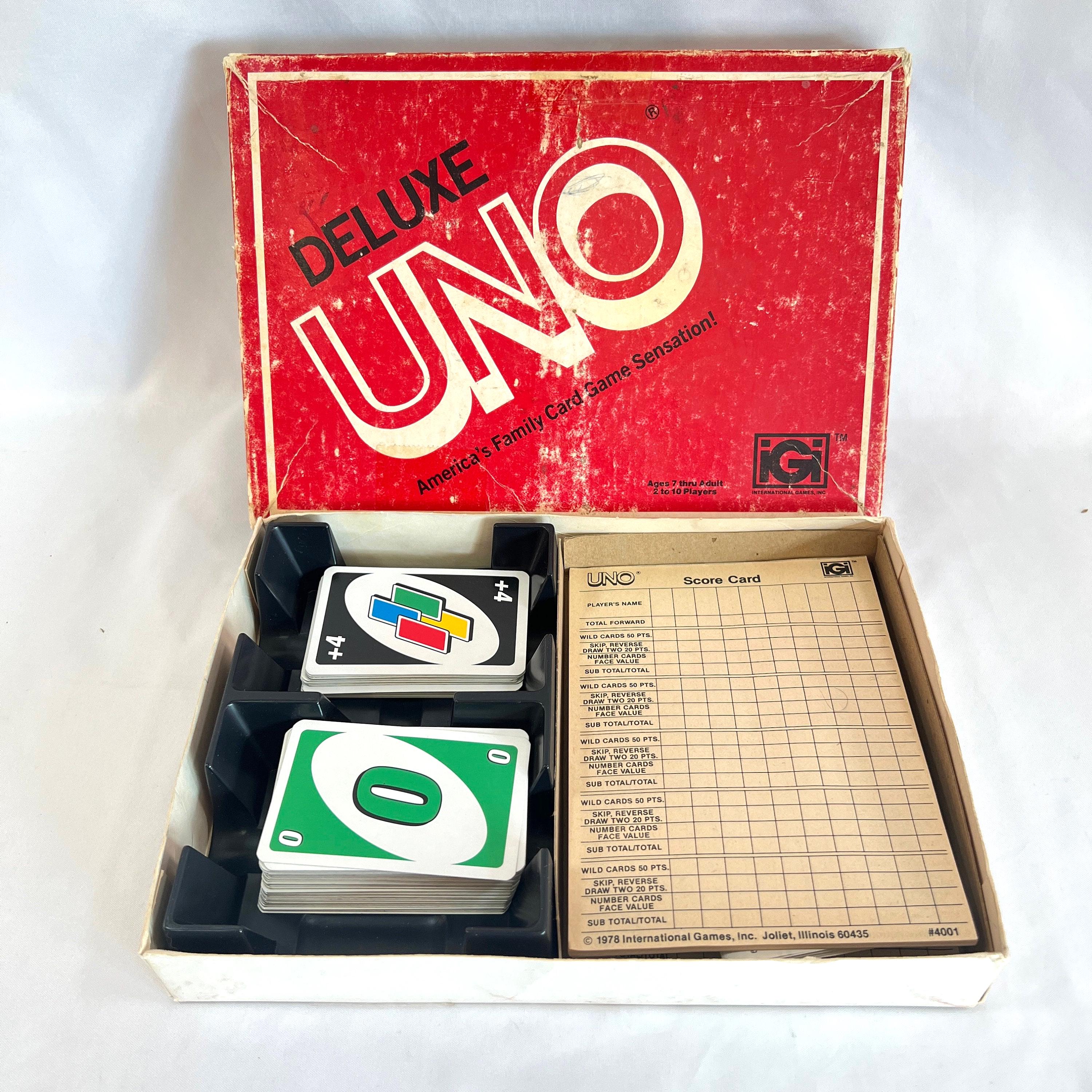 Vintage 1978 Deluxe Uno Card Game, Complete, Another Family Card