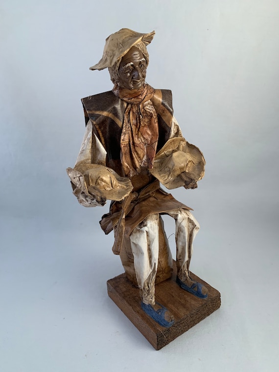 Vintage Mexican Folk Art Paper Mache 