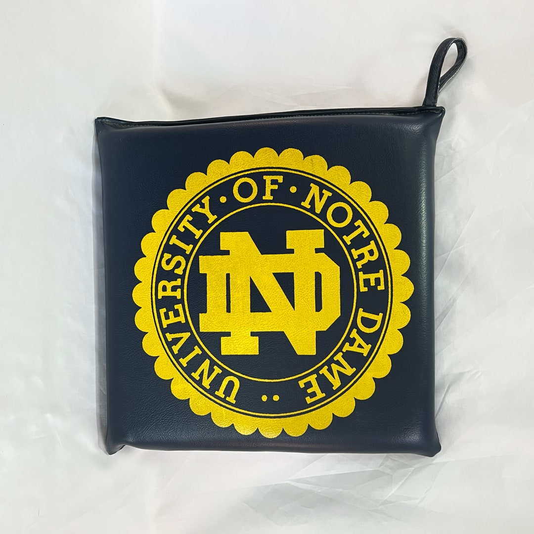 Notre Dame Seat Cushion University of Notre Dome Bleacher Etsy
