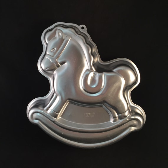 Wilton 1984 Cheval A Bascule Gateau Pan Retro Moule A Gateau Etsy