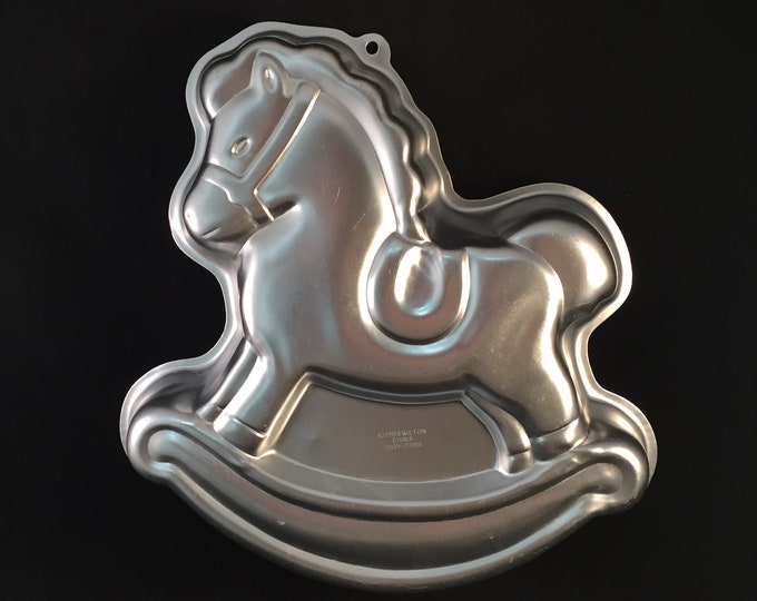 Wilton 1984 Rocking Horse Cake Pan, Retro Cake Pan, Rocking Horse Large