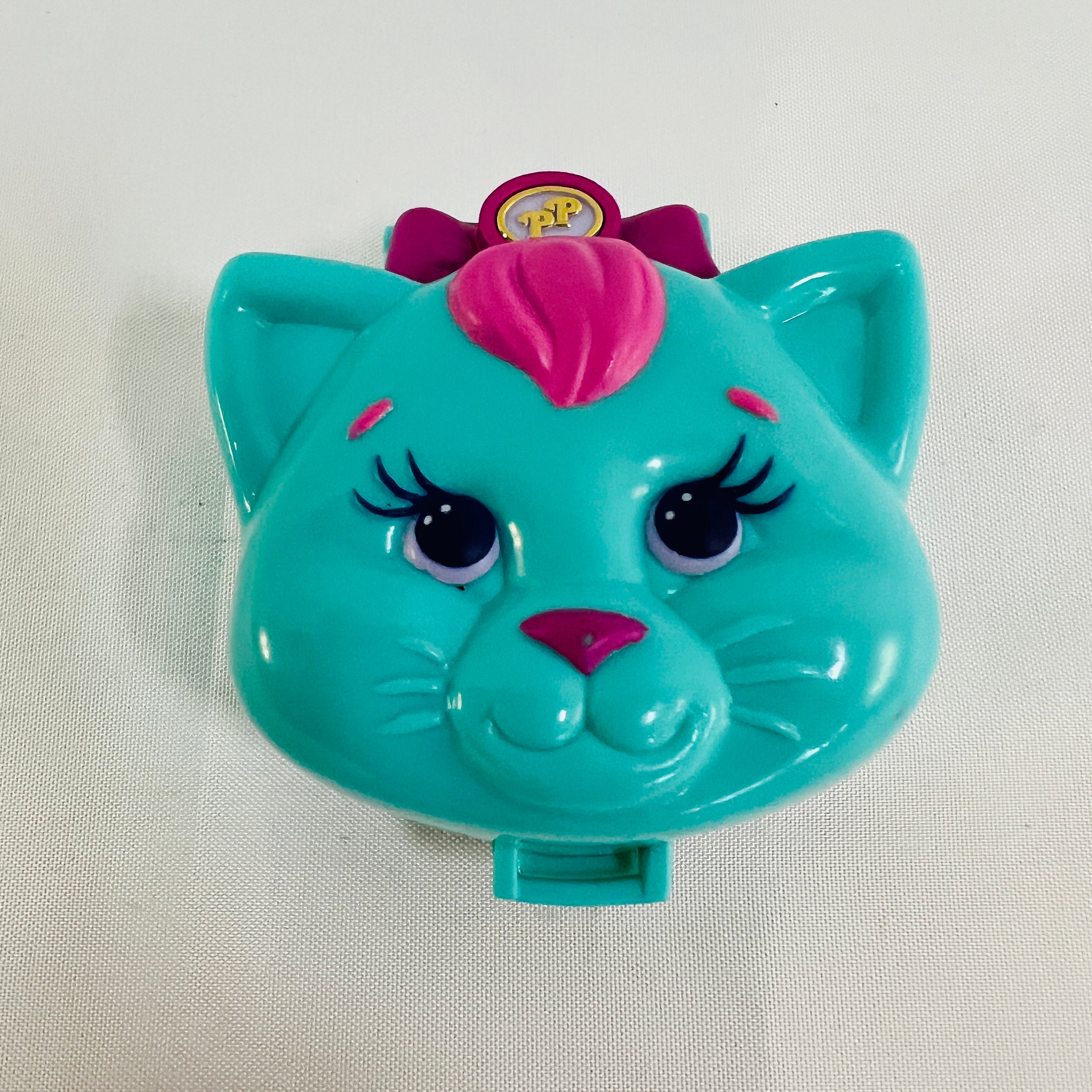 Complete 1993 Polly Pocket Cuddly Kitty Compact Pet Parade Collection,  Vintage Rare Polly Pocket, Complete in Great Condition, Bluebird Toys 