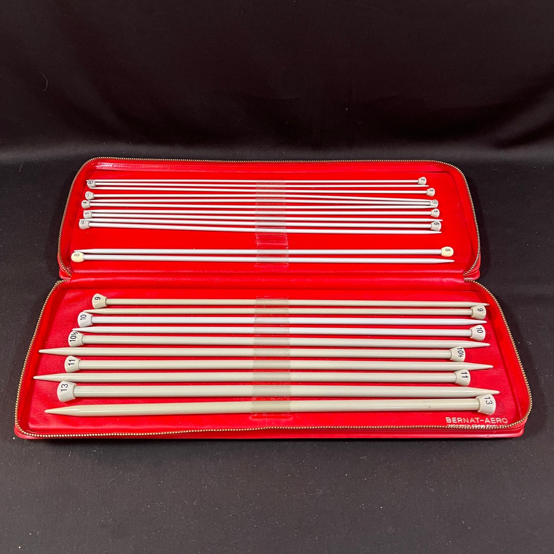 Bernat Aero Knitting Needle Set Complete With Exception of Size 8 Being
