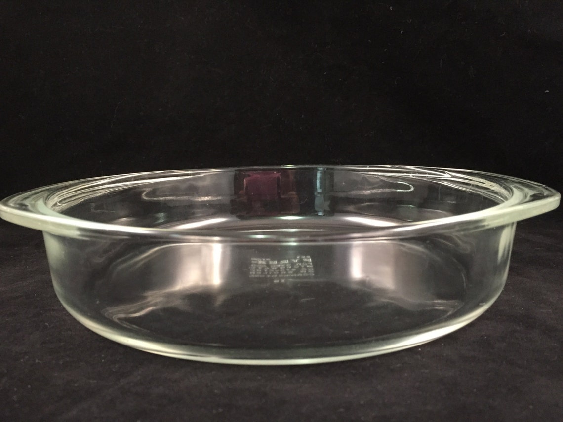 Vintage Glass Pyrex Cake Pan 81/2 221 Etsy