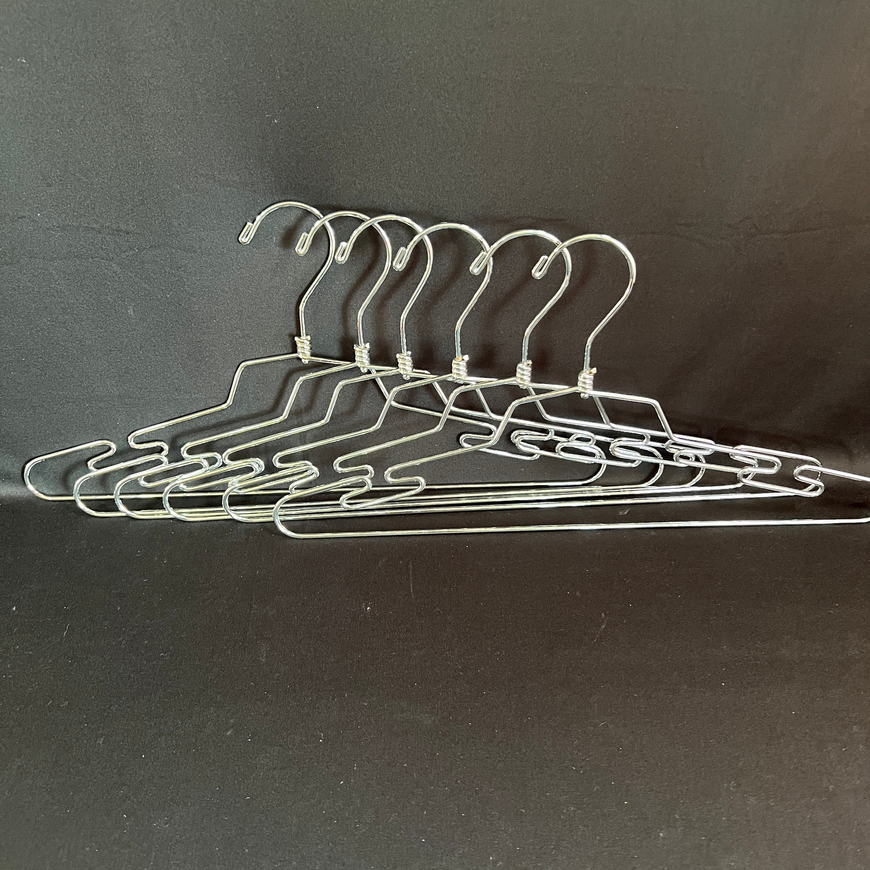 8 Quality Hangers Heavy Duty Metal Suit Hanger Coat Hangers with Polished  Chrome (Suit Coat Hanger)