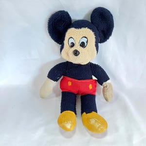 Vintage Knickerbocker Walt Disney Mickey Mouse Stuffed Animal/Doll, Very Rustic Old Mickey Mouse, Great Collectors Item, Not Sure of Age bild 1
