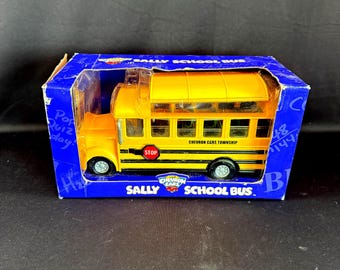 New/Vintage 2001 Sally School Bus in Original Box Never Opened