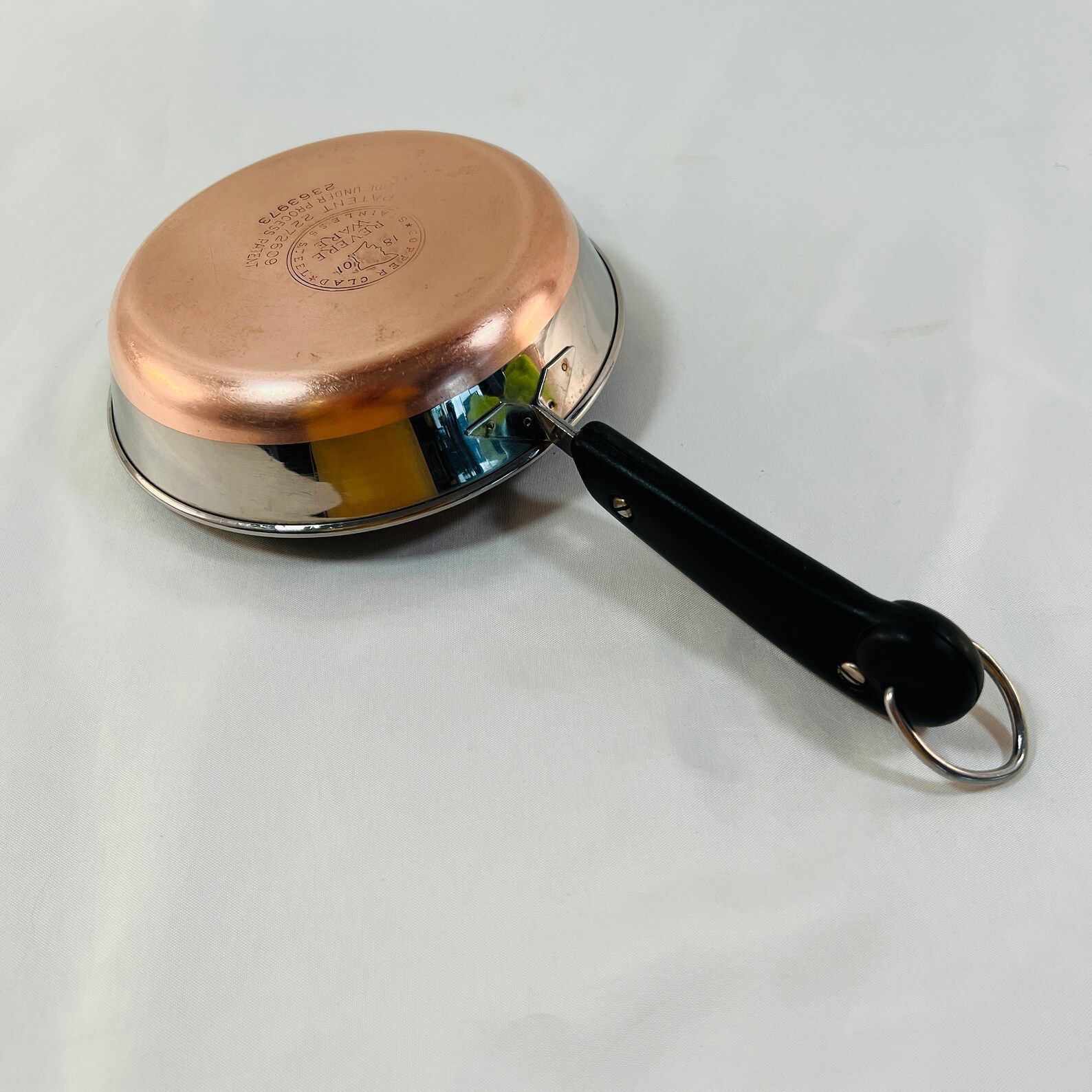 6 Copper Bottoms Revere Ware Fry Pan Copper Clad Revere Etsy