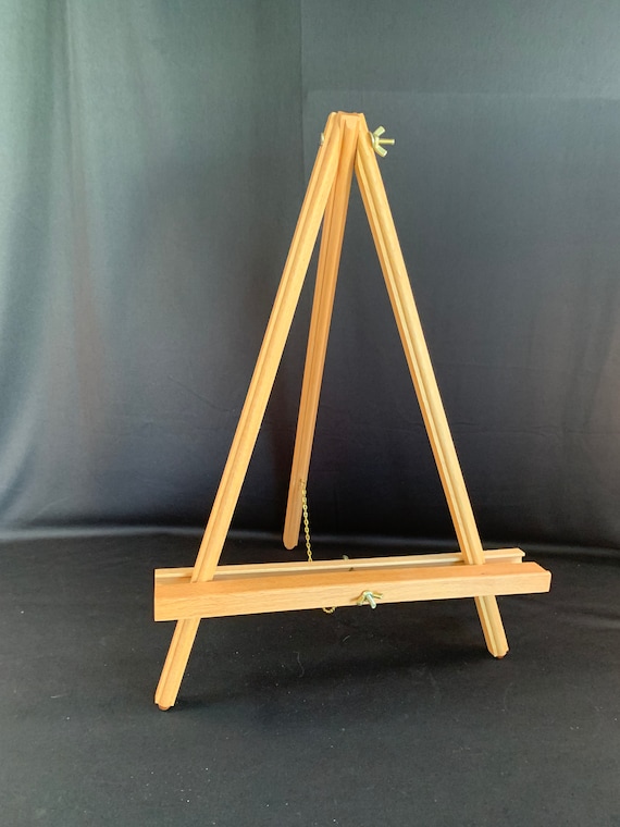 Large Solid Wood Collapsible Easel, Display Picture/artwork, 22 Tall X 15  Long Shelf, Natural Wood Easel, Art Piece Display, Wood Stand -  Denmark