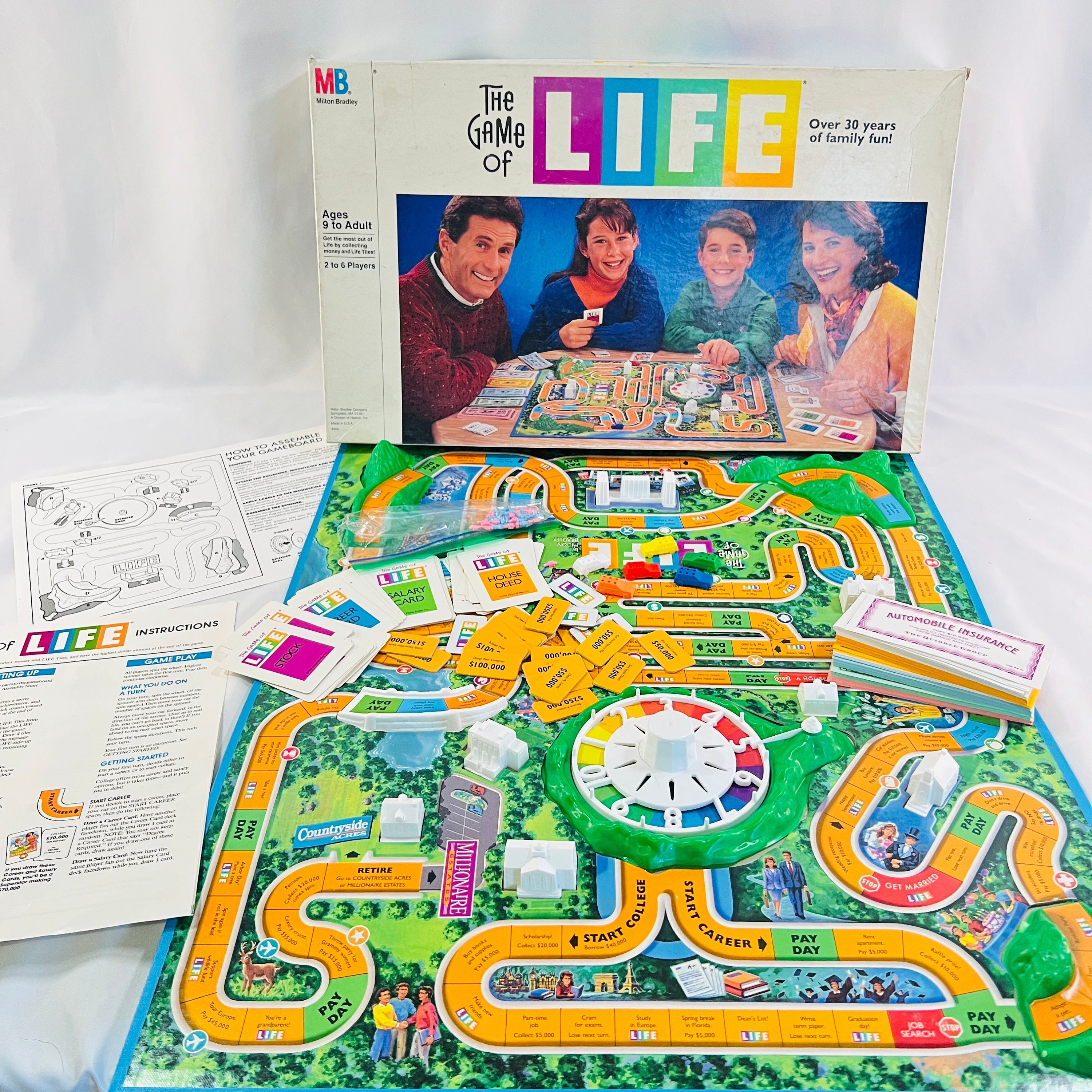 Game of Life - 1991 - Milton Bradley - Great Condition