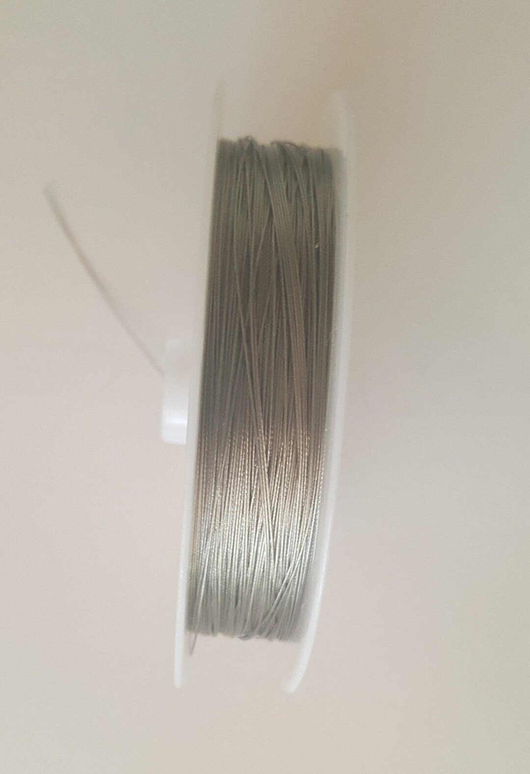 Tiger Tail Wire Silver 0.30 Mm Thick ,50m/roll, Beading Wire, Steel