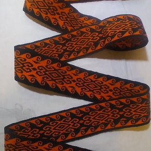 Ecuadorian Sash Belt/&#39;&#39;Woven Sash/ Woven Ethnic Ribbon/ DIY Belt/ Hand Woven Faja Made in Otavalo Ecuador