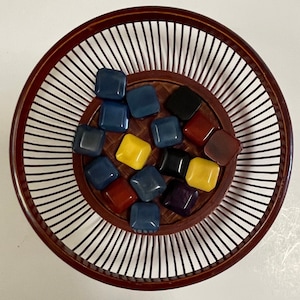 Tagua  Beads Cubes