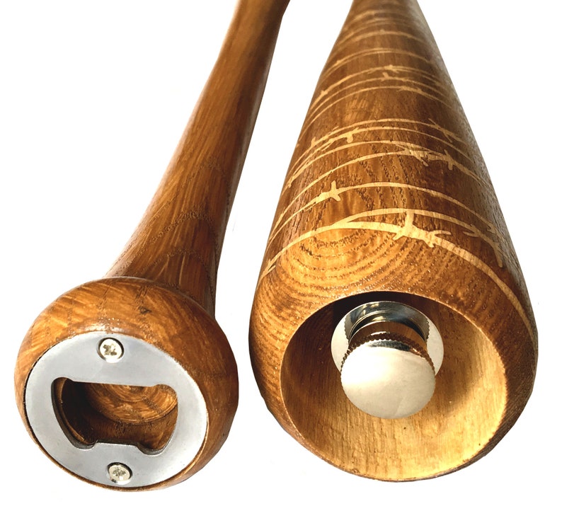 walking dead lucile replica with bottle opener and flask. image 2