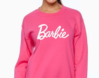 pink barbie sweatshirt