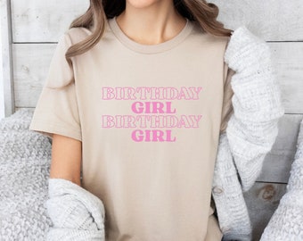 Birthday Girl Shirt, Girls Birthday Party Tee, Birthday Shirt, Best Friend Birthday Gift, Youth Birthday Girl, Birthday Party Girl Shirt,